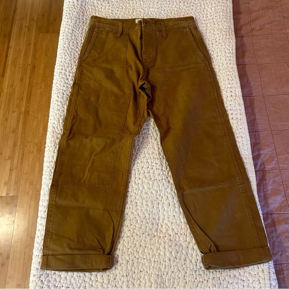 Madewell Mens Relaxed Straight Workwear Pants